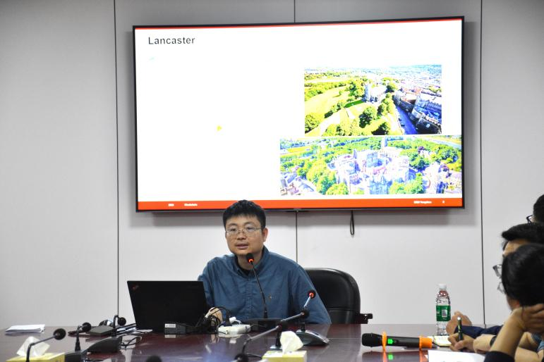 英国兰卡斯特大学蒙威志教授来我院作学术报告（图）